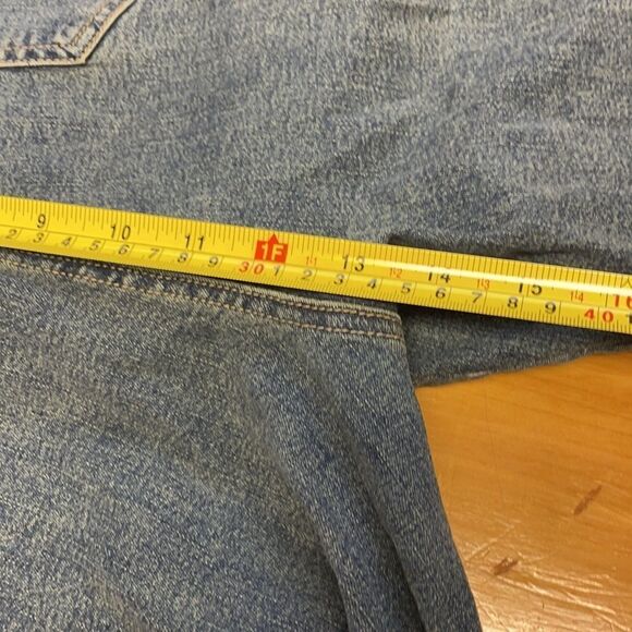 Vintage-Looking Together Floral Embroidered Blue Jeans Size 16 - Picture 6 of 6